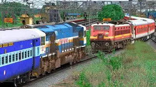 TWO TRAINS IN SAME RAIL TRACK | BUMPY RAILROAD | RAILWORKS TRAIN SIMULATOR GAME PLAY | NTG GAMING