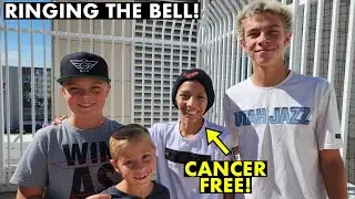 RINGING THE BELL CANCER FREE and SEMIFINAL FOOTBALL GAME! 🔔⚽️