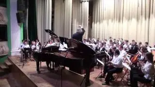Э.Григ. Концерт ч.1  партия ф-но Л. Горбатская