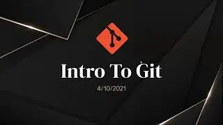 Intro To Git Workshop - Michael Zhao