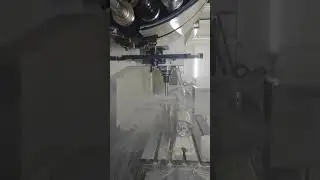 Обработка отливки стального корпуса на станке с ЧПУ #cnc