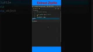 Python tips - Extract Zip Files  