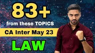 CA Inter LAW important questions asked from these Topics for May 2023 exam do revision intermediate