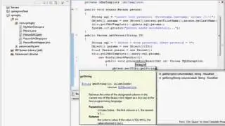 Spring DAO using JdbcTemplate part 4