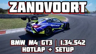ACC | BMW M4 GT3 | ZANDVOORT | HOTLAP + SETUP | 1.34.542 | v1.10