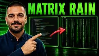 I Tried Coding MATRIX RAIN in My Terminal