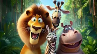 🎶LOS AMIGOS DE LA JUNGLA🎶Canción para niños