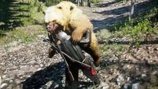 Медведь Золотой Дух Легендарные животные - Red Dead Online