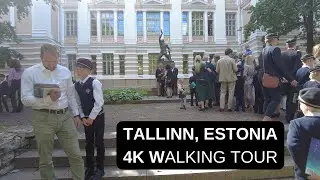 City walks - Tallinn, Estonia (4K walking tour)
