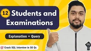 Students and Examinations | Leetcode 1280 | Crack SQL Interviews in 50 Qs  