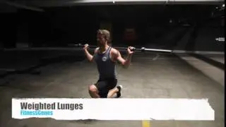 Barbell Lunges