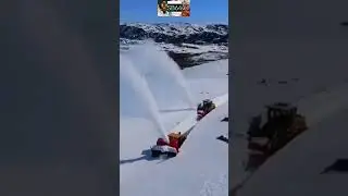 Как убирают 3х метровый снег