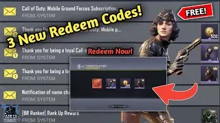 3 New Code Redeem Codm 2026.. FREE VIVIAN HARRIS CHARACTER | FREE CP | FREE CORVET CRATE