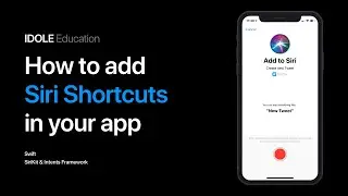 Интеграция SiriKit и Intents. Голосовое управление. Знакомство с NSUserActivity. Создание Shortcut.