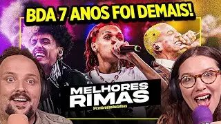 MELHORES RIMAS da BDA 7 ANOS! - CASAL REACT