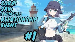 [Blue Archive] Sorai Saki (Swimsuit) Relationship Event 1 [ENG SUB]