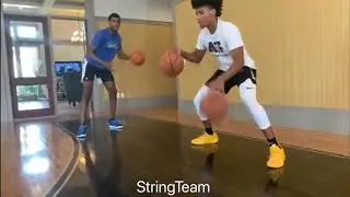 PJ Byrd Ball handling with StringTeam Trainer Rickey Huckaby