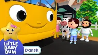 Bussens hjul - Regn, regn | Little Baby Bum Dansk - Børnesange og tegnefilm | Moonbug Børn Dansk