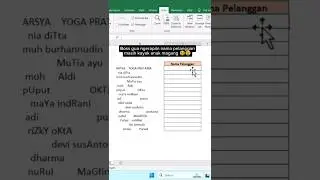 Excel Trik Cara Cepat Merapikan Data Excel #excel #shorts