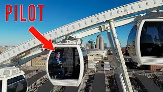 Flying a Drone from INSIDE a giant Ferris Wheel