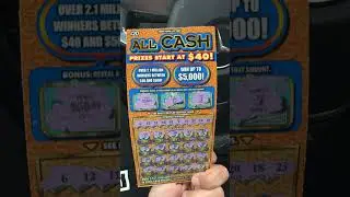 All cash 1 ticket win nyc #lottery #lotto #scratchofftickets #scratchtickets #winner