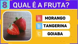 Qual é a fruta? - Quiz de Frutas | Nível Fácil