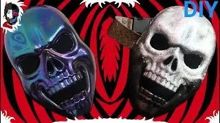 Repainting A Dollar Store Halloween Mask - Pt.1