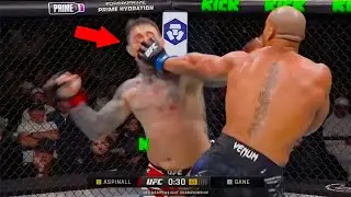 Tom Aspinall vs Ciryl Gane FULL FIGHT HIGHLIGHTS UFC 321 RECAP (Eye Poke)