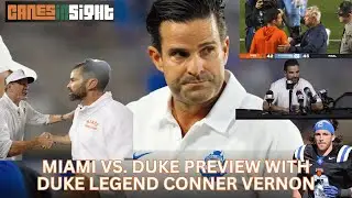 Behind Enemy Lines with Duke Legend and Miami Native Conner Vernon | Miami vs. Duke betting segment