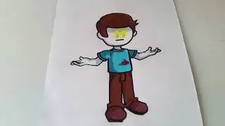 Drawing of Nonsense from Friday Night Funkin Mod