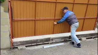 Подъемно поворотные ворота на 4 рычягах.Зет системы.3ч.