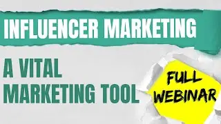 Influencer Marketing - A Vital Marketing Tool | Webinar | Vidooly