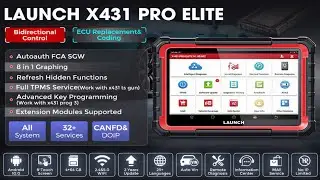 LAUNCH X431 PRO Elite: 2024's ULTIMATE ECU Coding & All-System Scanner !