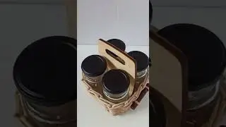 Плетение из бумажной лозы Набор для специй, соусов. Кухонный настольный сервировочный