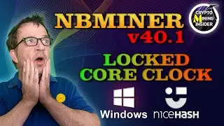 NBMiner 40.1 INSIDER REVIEW | LOCKED CORE CLOCK | Windows & NiceHash | 3080 Ti Tested | NBMiner 40.0