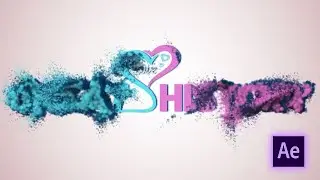 How to Create Particle Logo Animation | Particle Logo Animation After Effects 