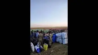 Ўзбекистондан борган қутқарувчилар Туркияда дала ҳоспитали тиклашмоқда.