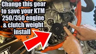 SAVE YOUR ENGINE! Change out this Gear on a KTM 250 OR 350