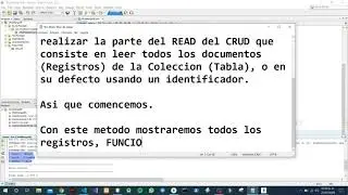 (READ) CRUD MongoDB en Java usando Apache NetBeans