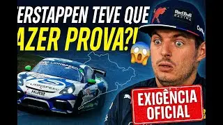 Max Verstappen had to take a driving test.
