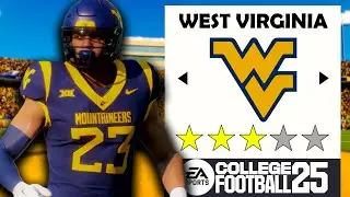 I REBUILT West Virginia in College Football 25!