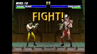 Ultimate Mortal Kombat 3 - Shang Tsung (No Damage) (Very Hard/Master Ladder II)