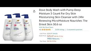 Dove Body Wash
