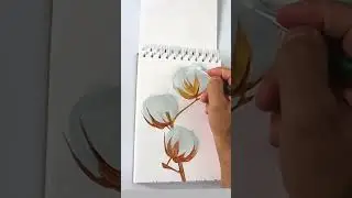 хлопок акрилом