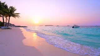 🏝 Beach View: 12 Hours of Maldives Ambience & Soft Ocean Sounds