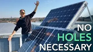 RV Solar Panels | VHB Tape Mounting + Wiring + Installation