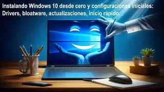 Instalando Windows 10 y configuraciones iniciales