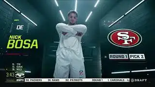 49ers Select DE Nick Bosa (2019 NFL Draft)