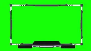 Free 4 Webcam Overlay Army Design Green Screen