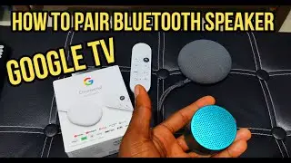 How to pair Bluetooth headphone sound bar speaker to Chromecast Google TV